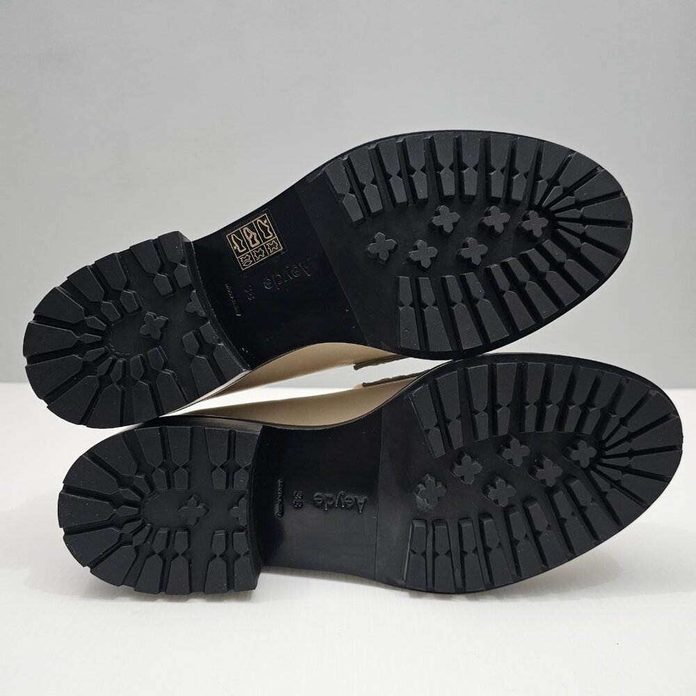 NEW Aeyde Ruth Loafer Slip On Chunky Lug Sole Creamy Nappa Leather EU 38 - Picture 12 of 14